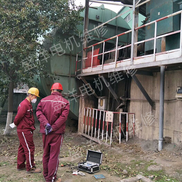 宣城风机维修现场