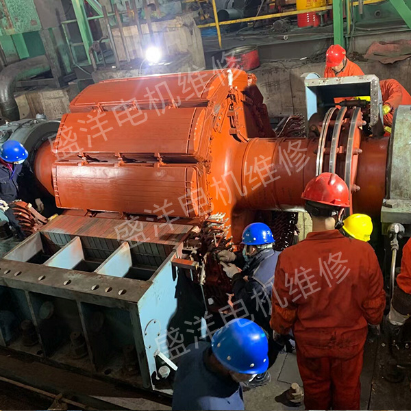 宣城大型电机维修现场